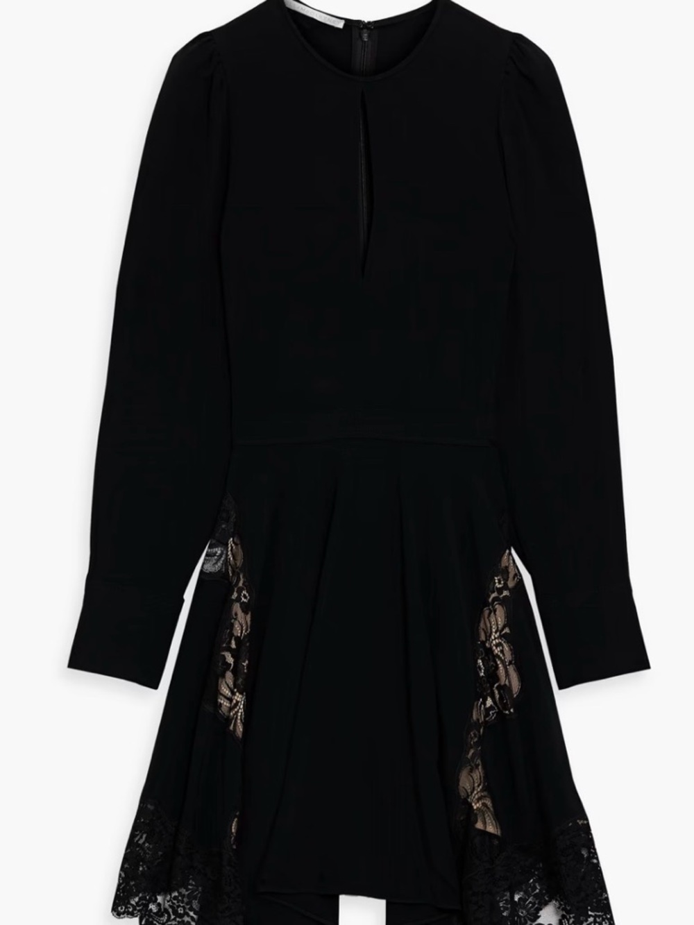 Stella McCartney Celeste lace-paneled crepe dress